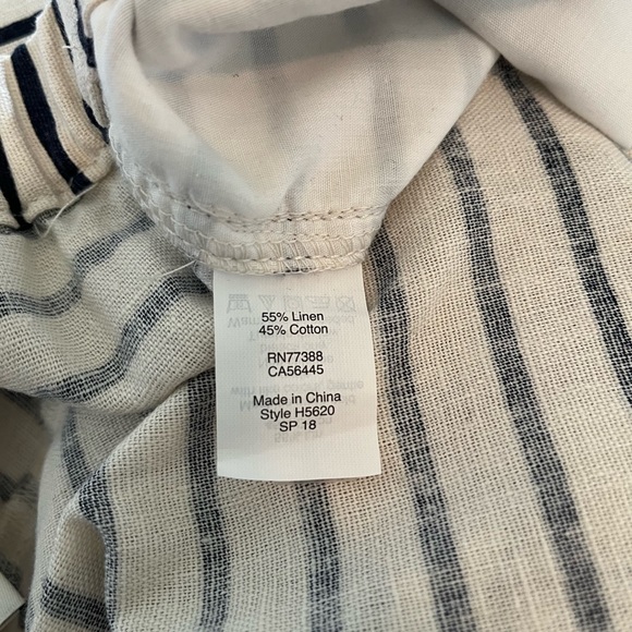 J. Crew Women's Striped Drawstring Short - M - Picture 7 of 7